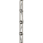 36 Inch Square Alternating Chain - Polished Nickel