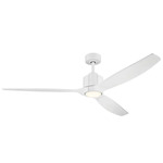 Calyx LED DC Ceiling Fan - Matte White