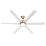 Solen DC LED Ceiling Fan - Champagne Bronze