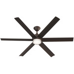 Solen DC LED Ceiling Fan - Satin Natural Bronze