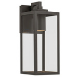 Branner Outdoor Wall Sconce - Olde Bronze / Clear