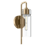 Niccol Wall Sconce - Champagne Bronze / Clear