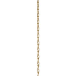 36 Inch Square Chain Heavy Duty - Lacquered Brass