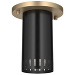 Ruehl Ceiling Light - Black / Champagne Bronze