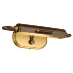 Caillier Picture Light - Lacquered Bronze / Lacquered Brass