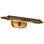 Caillier Picture Light - Lacquered Bronze / Lacquered Brass