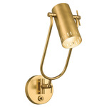 Ruehl Wall Sconce with Arm - Lacquered Brass