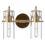 Niccol Bathroom Vanity Light - Champagne Bronze / Clear