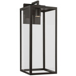 Branner Outdoor Wall Sconce - Olde Bronze / Clear