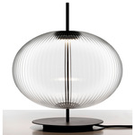 Suleyman Table Lamp - Dark Grey / Clear