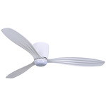 Ventiara Ceiling Fan with Light - Flat White / Flat White