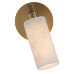 Zayle Task Light - Aged Brass / Alabaster