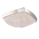 Kenji Ceiling Light - Polished Nickel / Crystal