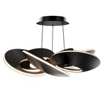 Planetarium Color-Select Pendant - Black / Frosted