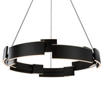 Keefe Pendant - Black / Frosted