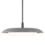 Saturno Pendant - Black / Basalt Stone