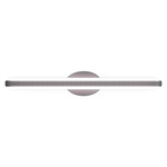Mainline Bathroom Vanity Light - Brushed Nickel / Opal