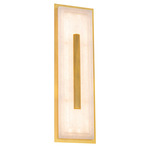 Clarice Wall Sconce - Aged Brass / Natural