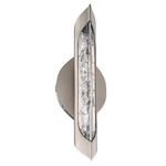 Hadleigh Wall Sconce - Brushed Nickel / Crystal