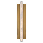 Rapper Wall Sconce - Aged Brass / Hazy