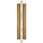 Rapper Wall Sconce - Aged Brass / Hazy