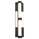 Conan Color-Select Wall Sconce - Black / Basalt Stone