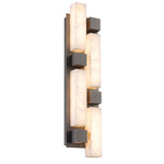 Voxxel Wall Sconce - Antique Nickel / Alabaster