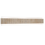 Magnate Color-Select Bathroom Vanity Light - Aged Brass / Beige Travertine