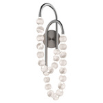 Parel Wall Sconce - Antique Nickel / Alabaster
