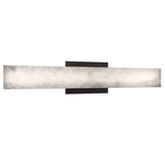 Lanza Bathroom Vanity Light - Black / Alabaster