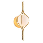 Skyla Wall Sconce - Vintage Brass / Opal