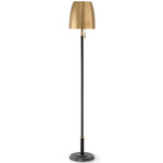 Spencer Floor Lamp - Black / Brass