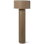 Bailey Floor Lamp - Antique Brass / Brown