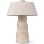 Maurice Table Lamp - Travertine / Ivory