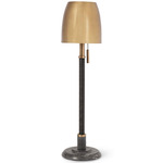 Spencer Table Lamp - Black Marble / Brass