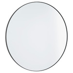 Round Mirror - Matte Black / Mirror
