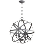 Celeste Sphere Pendant - Zinc