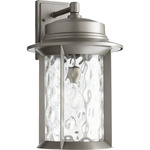 Charter Outdoor Wall Light - Graphite / Clear Hammered