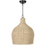 Campagna Pendant - Oil Rubbed Bronze / Natural