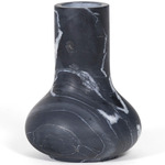 Jasper Marble Vase - Black