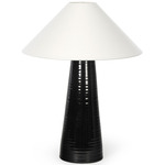 Koda Ceramic Table Lamp - Black / White