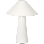 Koda Ceramic Table Lamp - White / White
