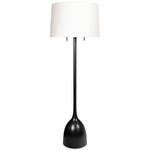 Logan Floor Lamp - Oil Rubbed Bronze / White