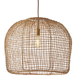Selene Pendant - Brass / Natural