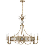 Hearst Chandelier - Noble Brass / Antique