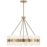 Bancroft Chandelier - Noble Brass / Strie