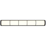 Harper Bathroom Vanity Light - Matte Black / White Etched