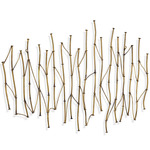 Nature's Rhythm Wall Decor - Antique Gold