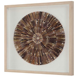 Tiger Sea Urchin Shadow Box - Natural / Off White