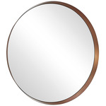 Torrado Round Mirror - Bronze / Clear